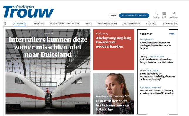 Digital TROUW.nl digital